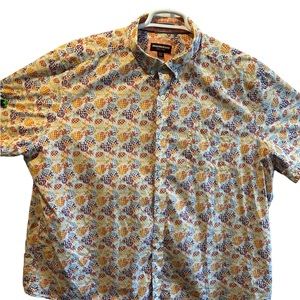 Johnston & Murphy rainbow pineapple shirt 3x